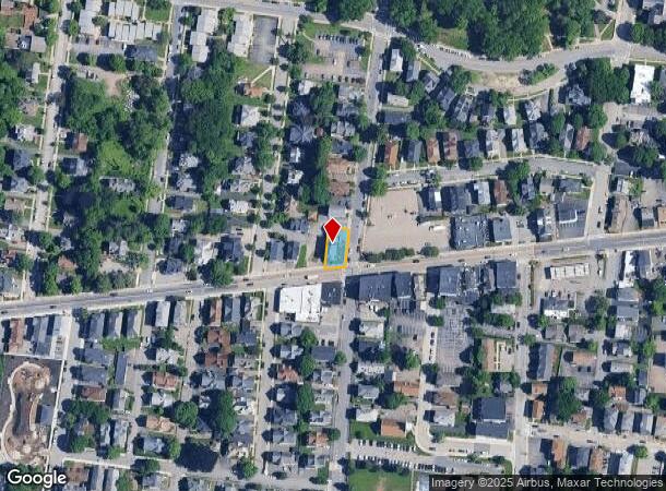  142 Highland St, Worcester, MA Parcel Map