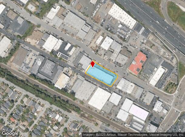 1305 Rollins Rd, Burlingame, CA Parcel Map