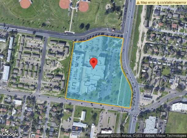 1800 Pecan Blvd, Mcallen, TX Parcel Map