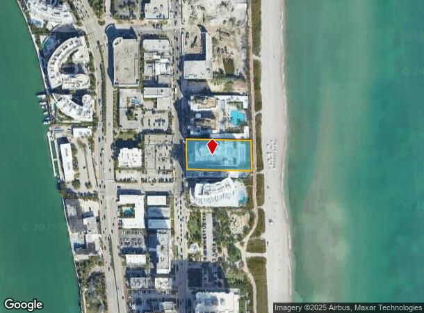  6551 Collins Ave, Miami Beach, FL Parcel Map