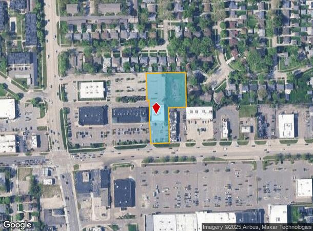 1206 W 14 Mile Rd, Clawson, MI Parcel Map