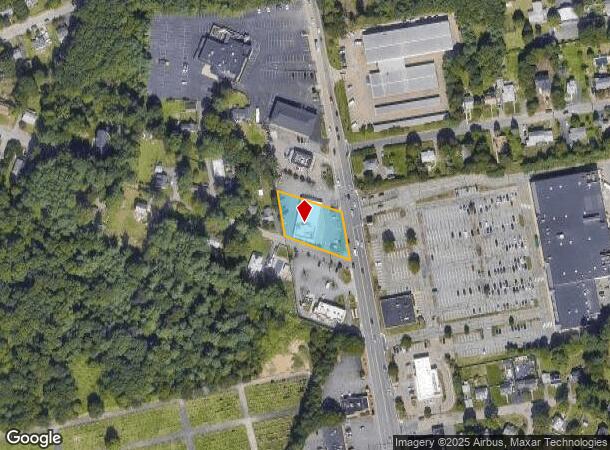  287 Washington St, Stoughton, MA Parcel Map