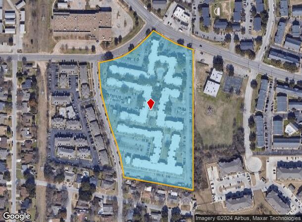  8225 Calmont Ave, Fort Worth, TX Parcel Map