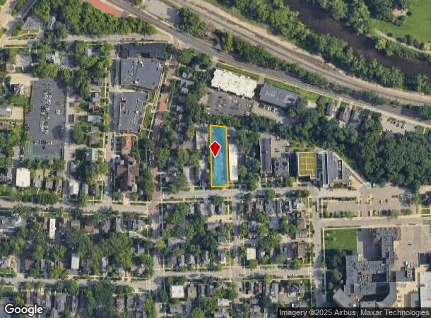 721 E Kingsley St, Ann Arbor, MI Parcel Map