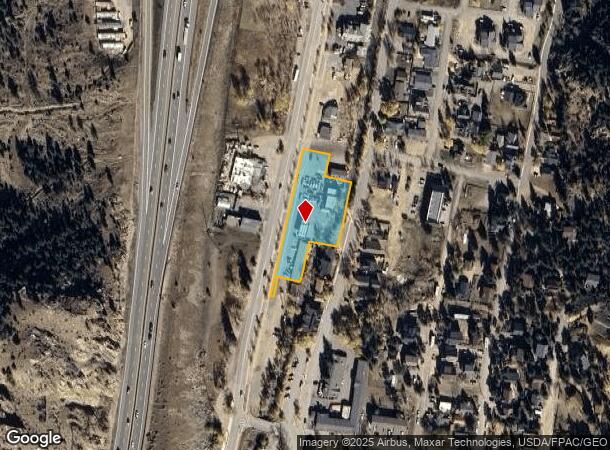  1204 Argentine St, Georgetown, CO Parcel Map
