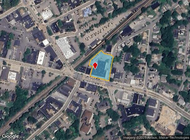  17 E Central St, Franklin, MA Parcel Map