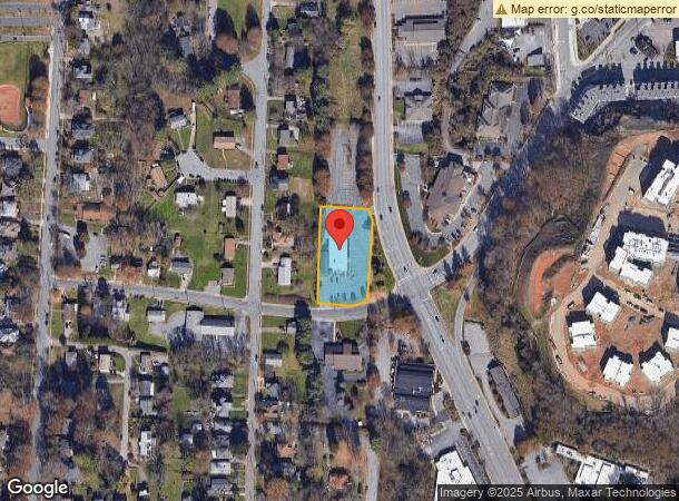  261 Asheland Ave, Asheville, NC Parcel Map