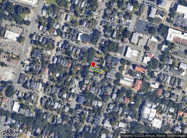  1718 Barnard St, Savannah, GA Parcel Map