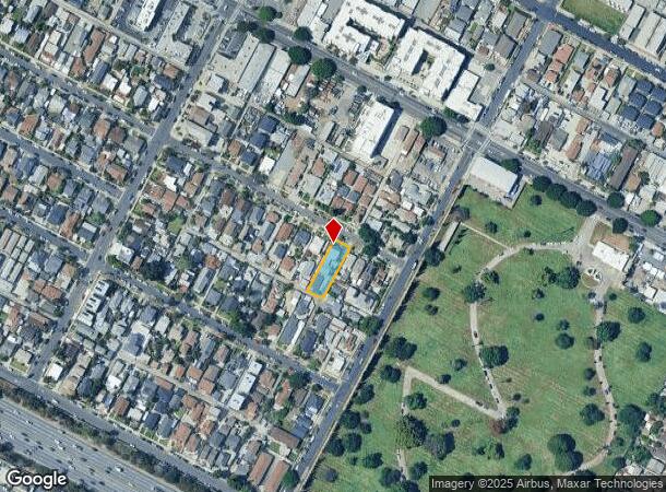  3560 Siskiyou St, Los Angeles, CA Parcel Map