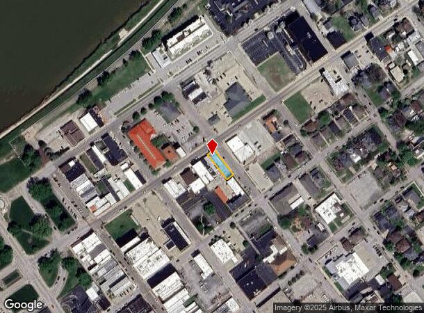  127 N 2Nd St, Vincennes, IN Parcel Map