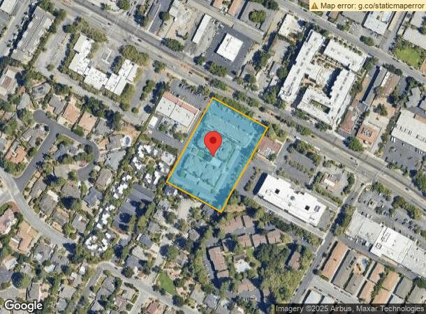  2025 W El Camino Real, Mountain View, CA Parcel Map