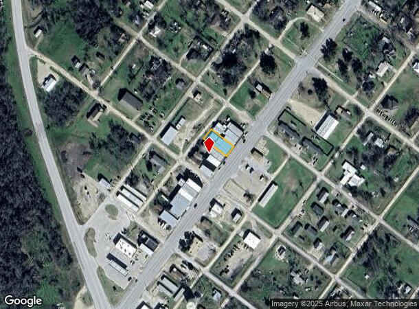  206 E Gassaway, Lott, TX Parcel Map