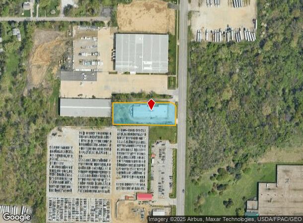  1216 Kelly Ave, Akron, OH Parcel Map