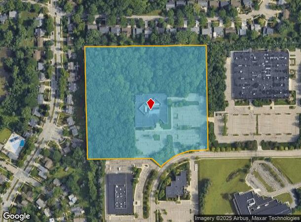  2301 Commonwealth Blvd, Ann Arbor, MI Parcel Map