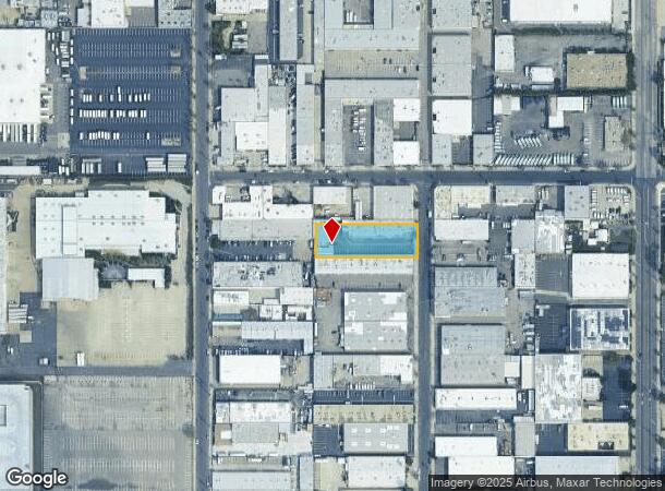  7749 Densmore Ave, Van Nuys, CA Parcel Map