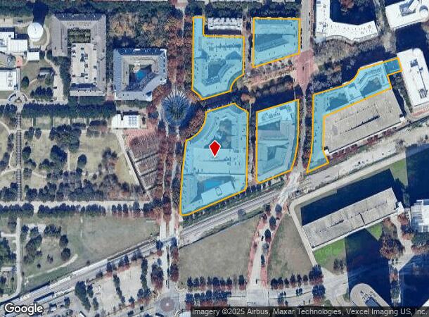  15500 Quorum Dr, Addison, TX Parcel Map