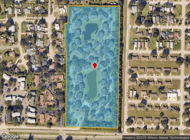  2700 Carlson Cir, Melbourne, FL Parcel Map