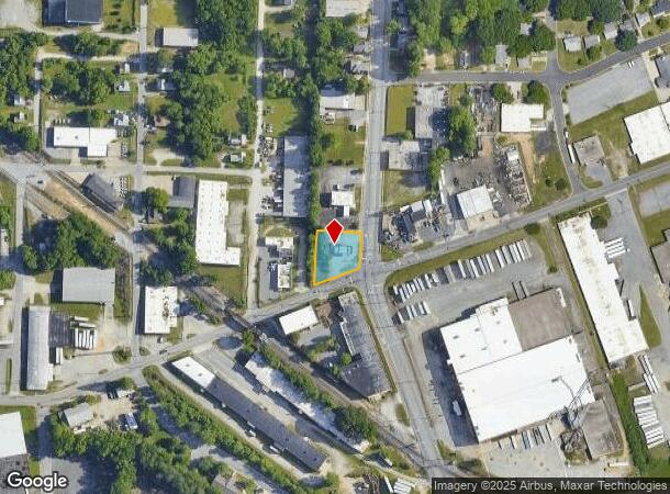  1418 W Green Dr, High Point, NC Parcel Map
