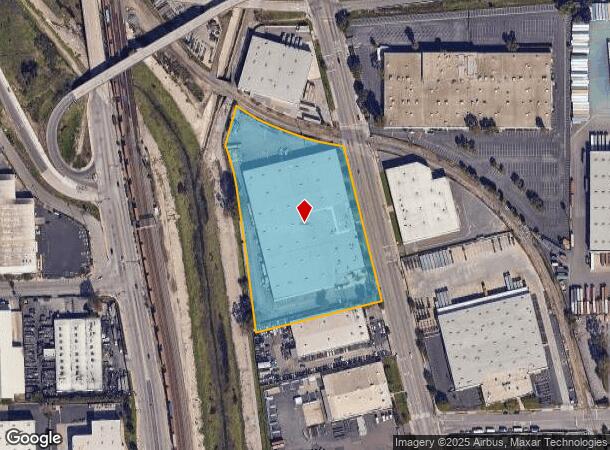  17707 S Santa Fe Ave, Compton, CA Parcel Map