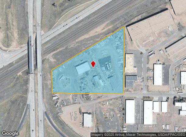 4120 W 5Th St, Cheyenne, WY Parcel Map