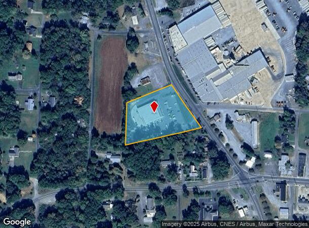157 N Broad St, Seagrove, NC Parcel Map