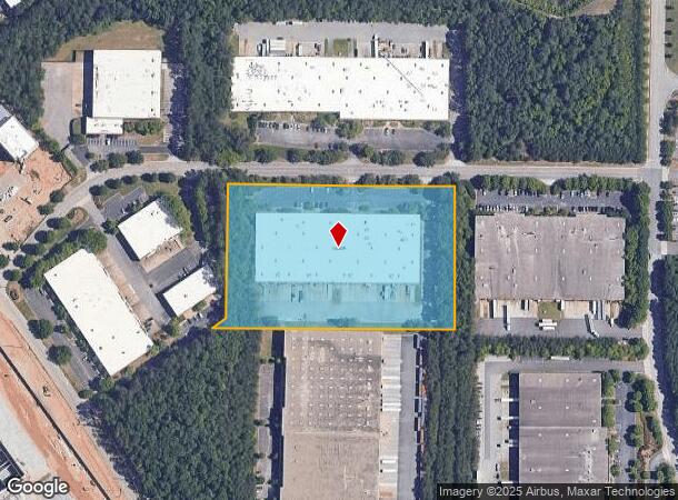  8005 Second Flags Dr, Austell, GA Parcel Map