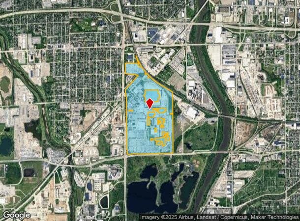  1555 S Harding St, Indianapolis, IN Parcel Map