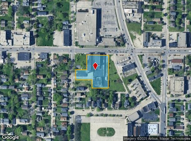  1351 W North Ave, Milwaukee, WI Parcel Map