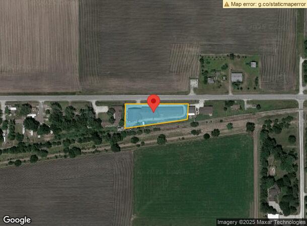  587 County Road 1600 N, Champaign, IL Parcel Map