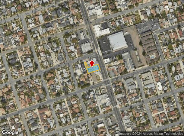  316 Highland Ave, National City, CA Parcel Map