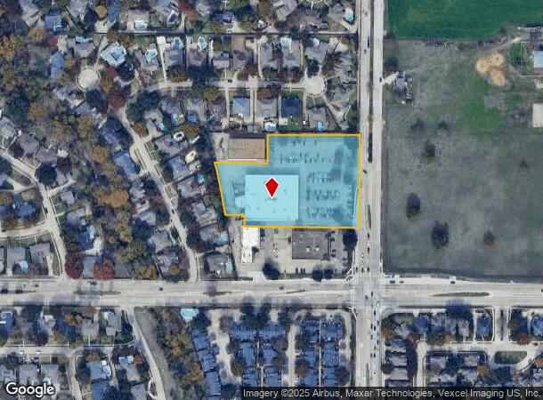 2101 Custer Rd, Plano, TX Parcel Map