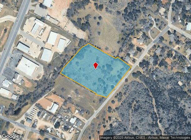 569 W Oak Ridge Dr, Marble Falls, TX Parcel Map