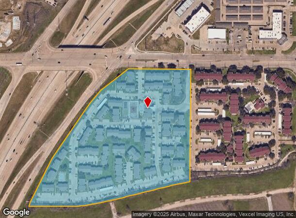  4310 W Northgate Dr, Irving, TX Parcel Map