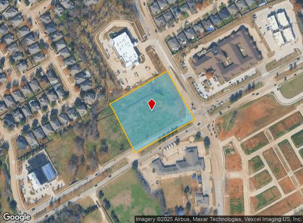  585 E Debbie Ln, Mansfield, TX Parcel Map