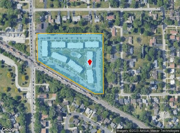  18745 W Salem Ct, Lansing, IL Parcel Map