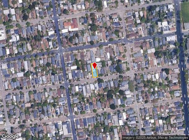  1725 Ward St, Berkeley, CA Parcel Map