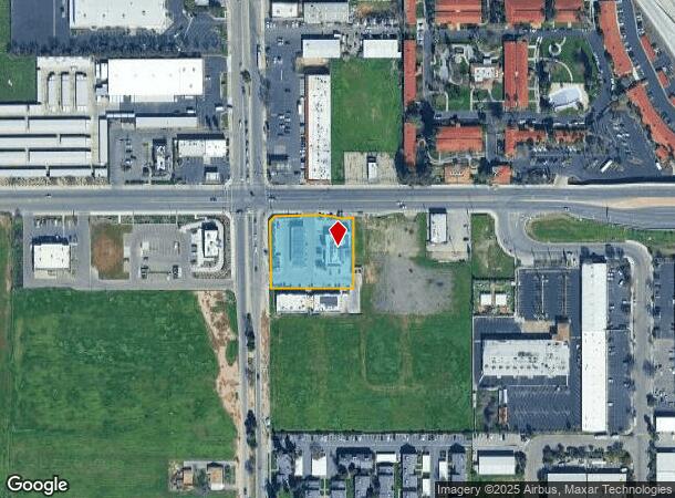 2801 W Clinton Ave, Fresno, CA Parcel Map