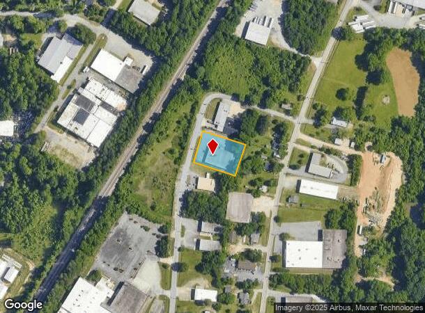  211 Berkley St, High Point, NC Parcel Map