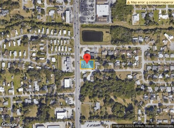  1609 N Wickham Rd, Melbourne, FL Parcel Map