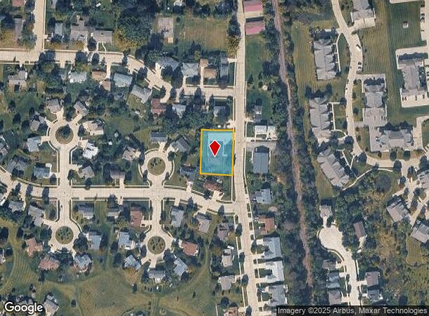 W208n16593 S Center St, Jackson, WI Parcel Map