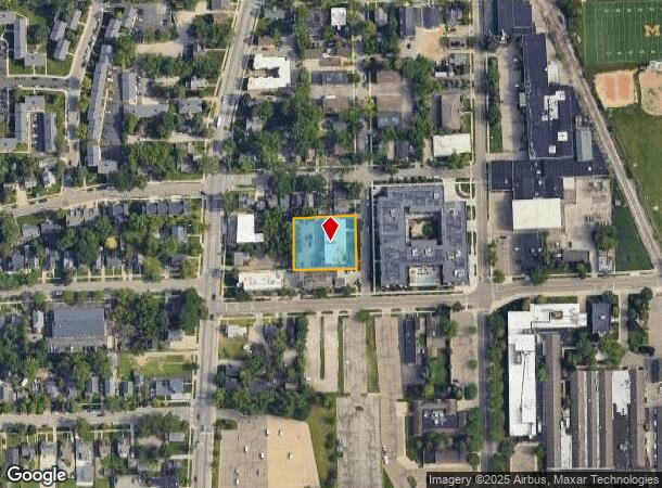 912 Brown St, Ann Arbor, MI Parcel Map