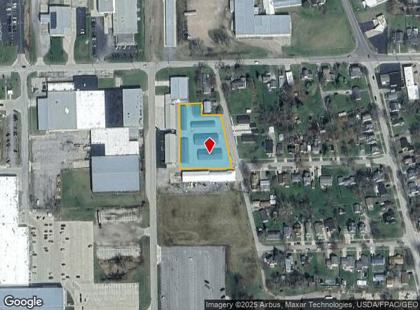  897 Zenobia St, Wauseon, OH Parcel Map