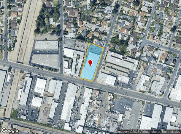 13335 Saticoy St, Panorama City, CA Parcel Map