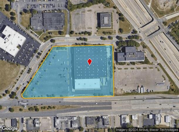  16400 W 8 Mile Rd, Southfield, MI Parcel Map