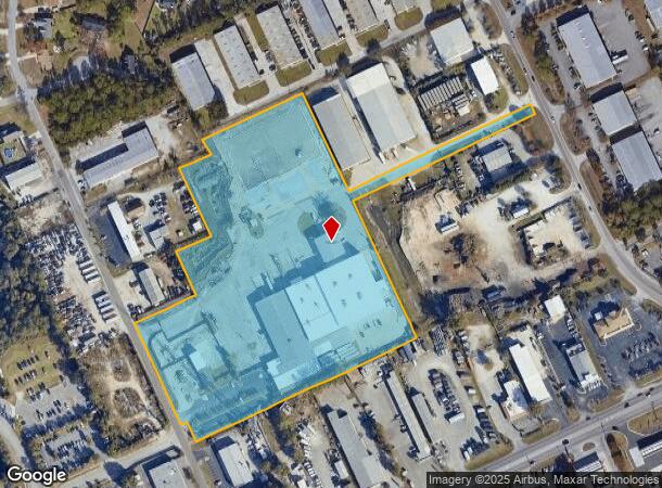  215 N Green Meadows Dr, Wilmington, NC Parcel Map