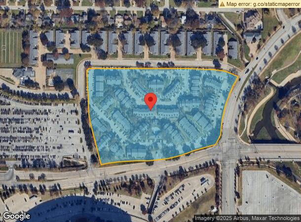  1249 Enclave Cir, Arlington, TX Parcel Map