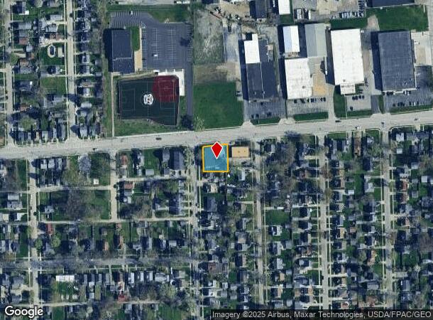 1204 E Manhattan Blvd, Toledo, OH Parcel Map