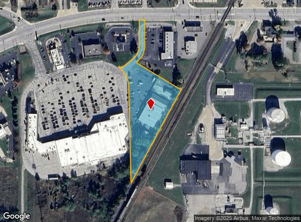 12850 Adams Rd, Granger, IN Parcel Map