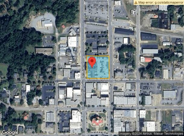  206 N Church St, Thomaston, GA Parcel Map