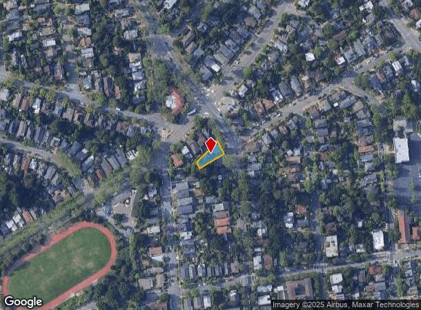 1206 The Alameda, Berkeley, CA Parcel Map